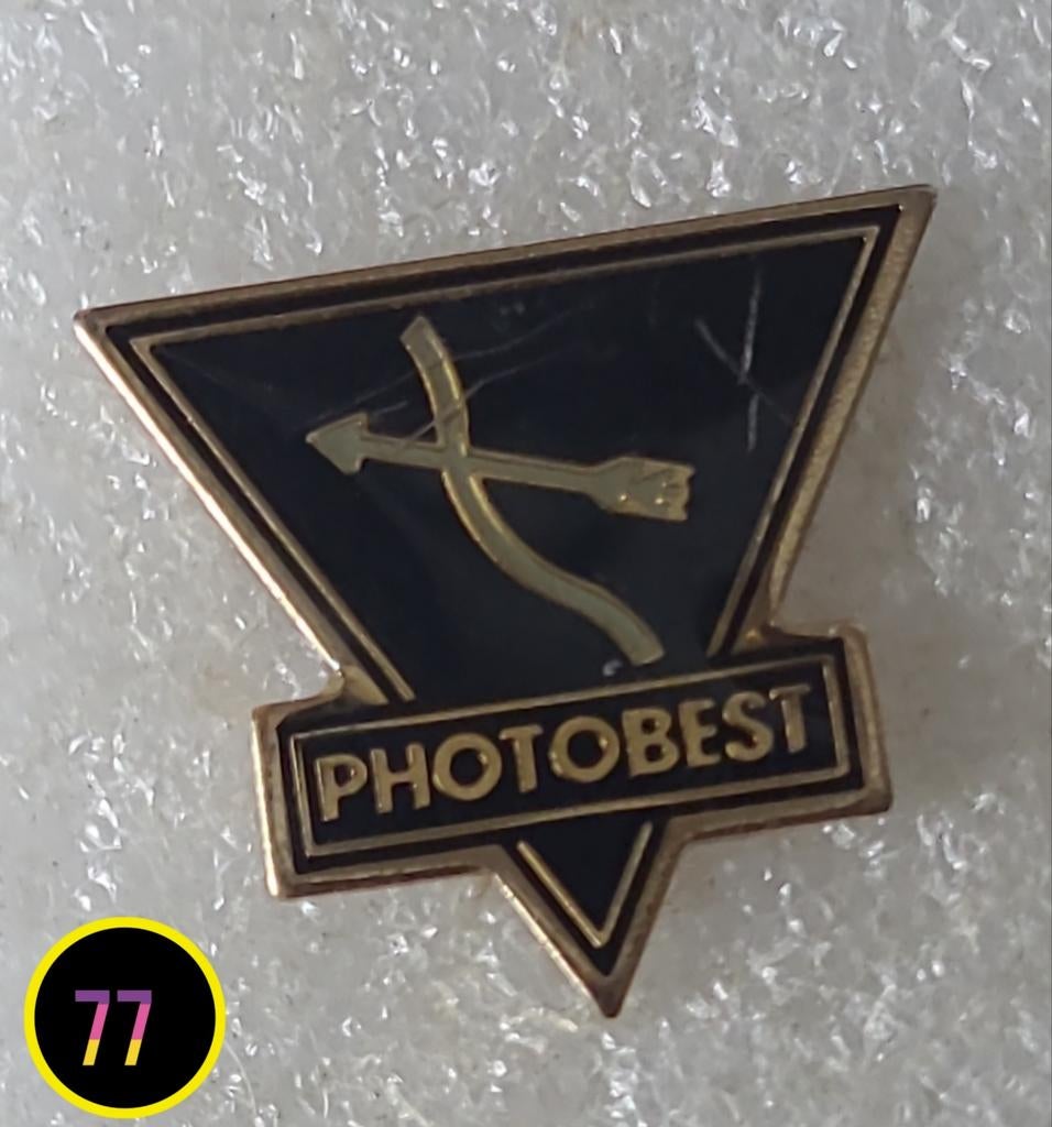 Pin Photobest met pijl en boog, Verzenden, Gebruikt