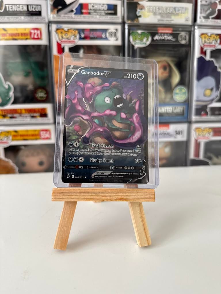 Pokémon Kaart Garbodor V (210 HP) - Zo goed als nieuw, Ophalen of Verzenden, Zo goed als nieuw, Losse kaart