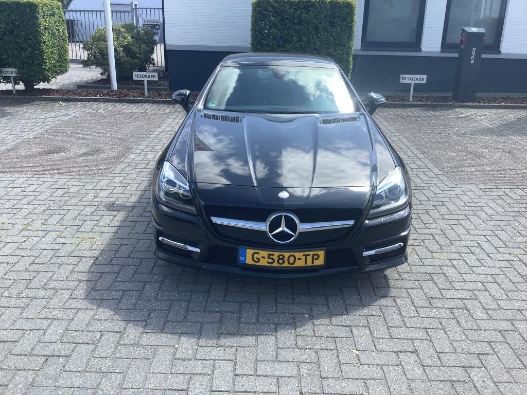 Mercedes-Benz SLK 250 AMG Bouwjaar 2011 Zwart Km 123000, Automaat, 4 cilinders, Cabriolet, Zwart