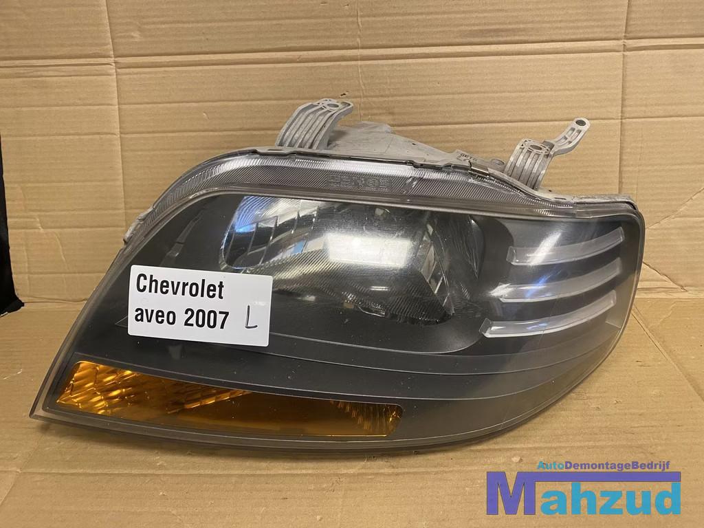 CHEVROLET AVEO Links koplamp, Gebruikt, Info@gm.com, Chevrolet, Ophalen of Verzenden