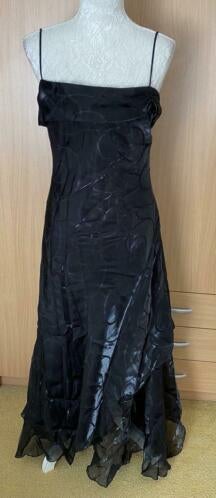 Yves Calin lange jurk met jasje en stola maat L, Kleding | Dames, Overige typen, Zwart, Maat 42/44 (L), Ophalen of Verzenden