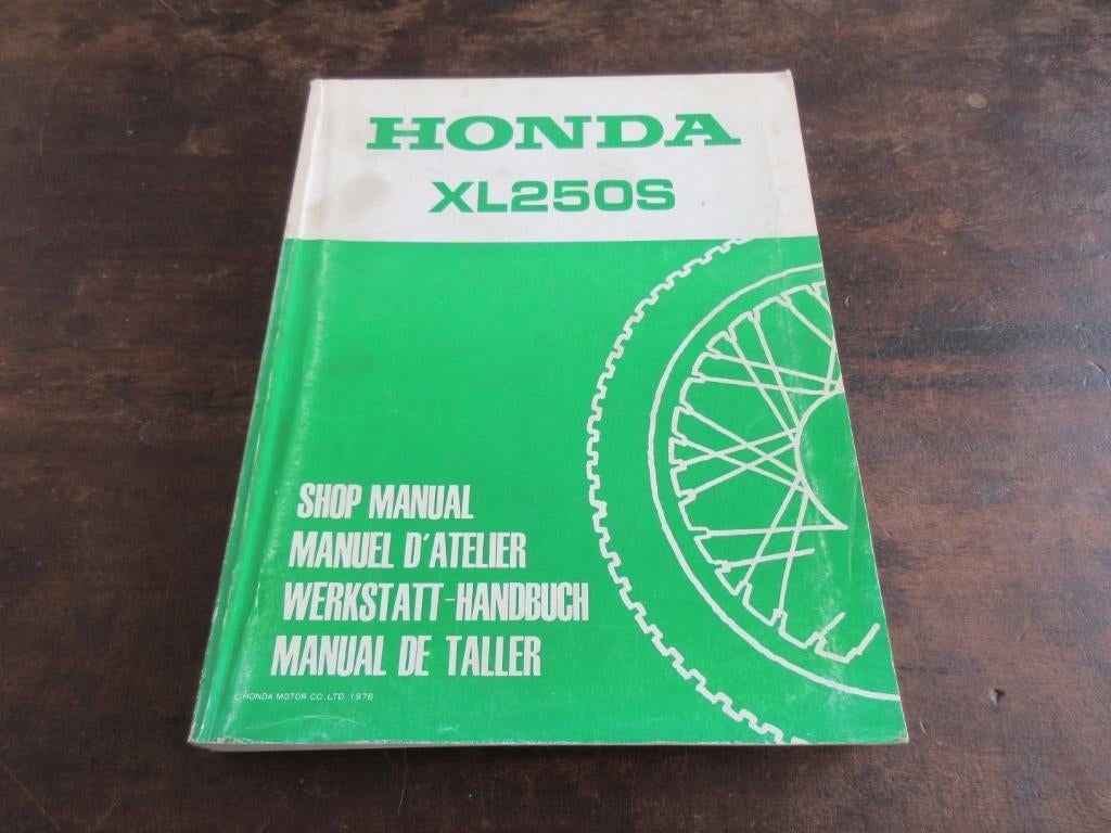 Honda XL250S werkplaatshandboek manual, Motoren, Handleidingen en Instructieboekjes, Honda, Ophalen of Verzenden
