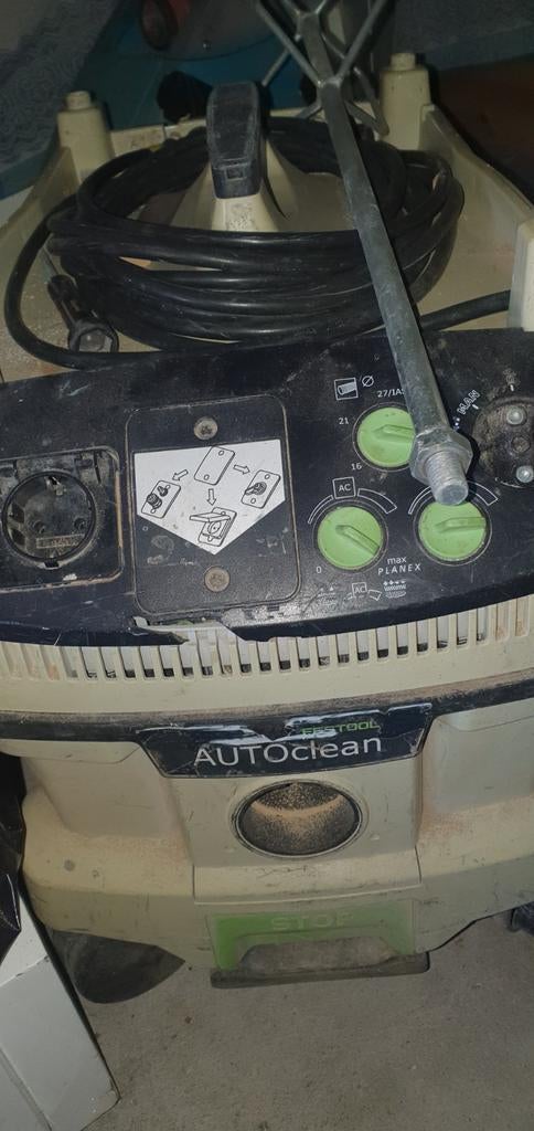 Festool stofzuiger., Ophalen