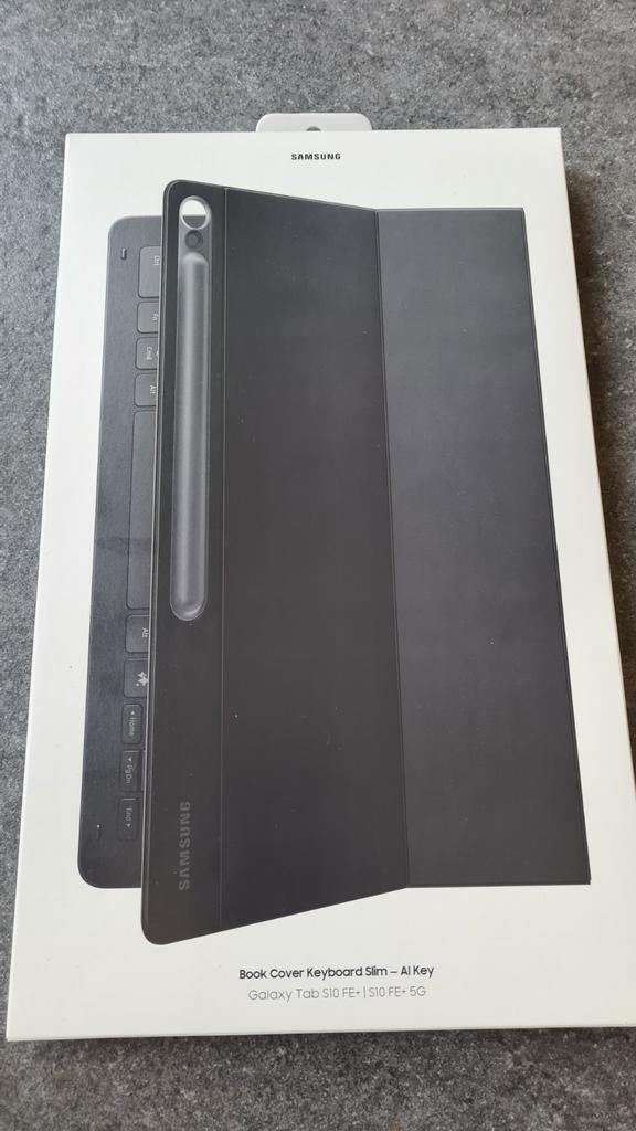 Samsung Book Cover Keyboard Slim AI Key Galaxy Tab S10 FE+, Ophalen of Verzenden, 11 inch of minder, Nieuw, Samsung