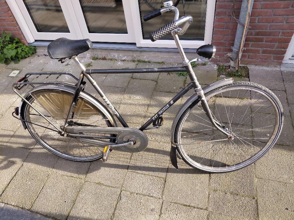 fiets heren Gazelle Primeur 57cm terugtraprem verlichting, 55 tot 59 cm, Ophalen, Gezelle, Jaren '60 of nieuwer