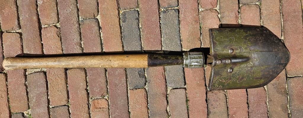 Originele US M43 WW2 1945 Klapschep, Ophalen of Verzenden, Landmacht, Amerika