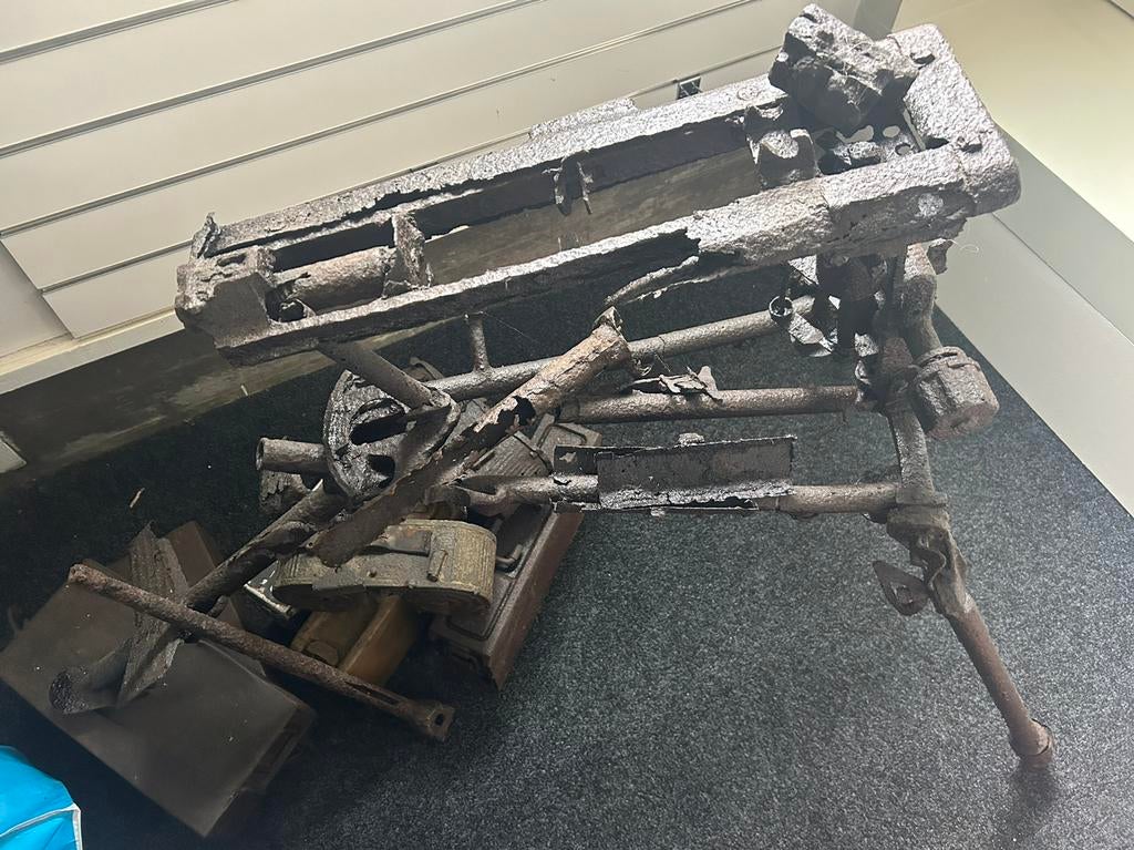 Lafette bodemvondst, Ophalen of Verzenden, Duitsland, Hulzen of Bodemvondsten