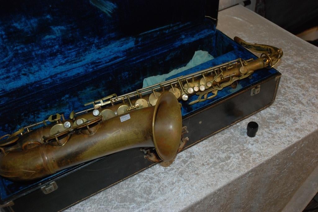 King Tenor Zephyr C4 saxofoon met koffer  <26260151>, ., Saxofoon, Ophalen of Verzenden, .