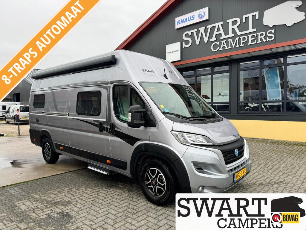 Knaus Boxlife 630 ME 3.500 kg Maxi 180 pk automaat, Caravans en Kamperen, Automaat, Fiat, Luifel, Tot en met 2