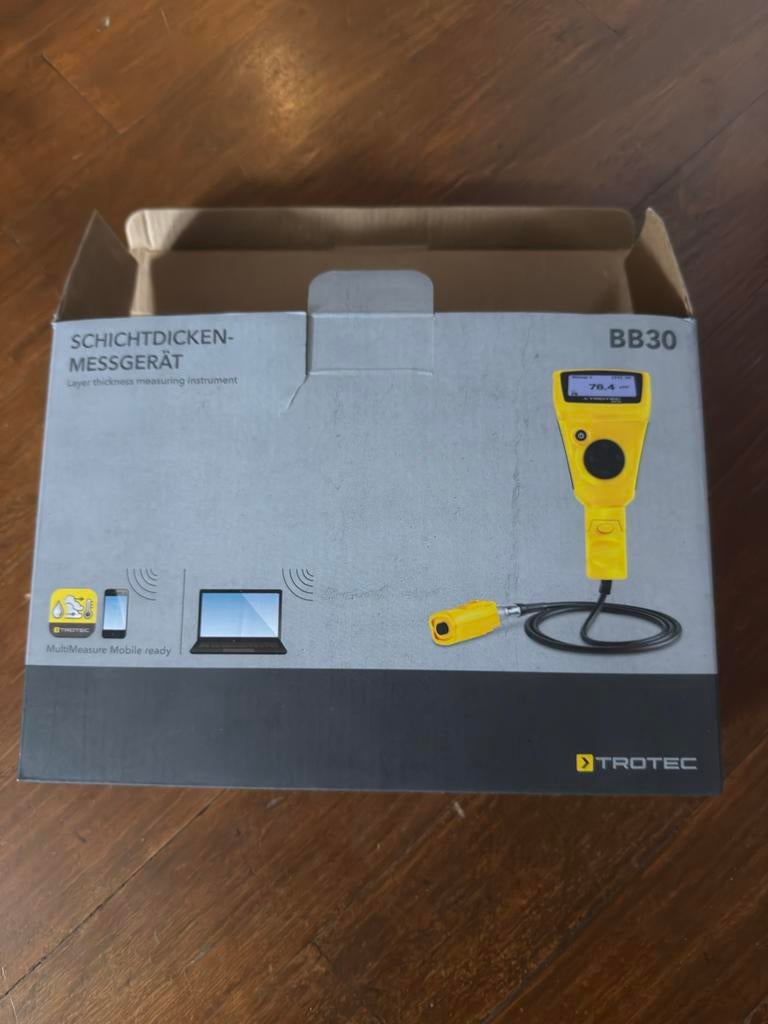 Trotec BB30 Lakdiktemeter - Zo goed als nieuw, Ophalen of Verzenden, Zo goed als nieuw, Overige meters