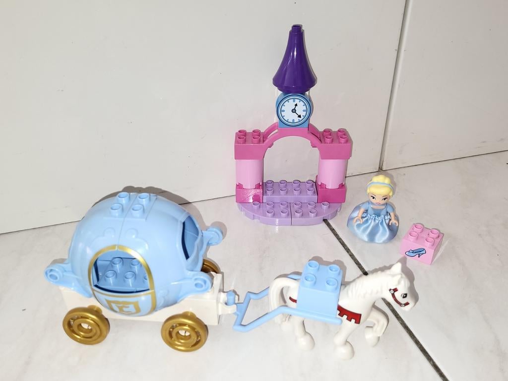 Duplo Disney prinses Assepoester met haar koets, Kinderen en Baby's, Speelgoed | Duplo en Lego, Gebruikt, Ophalen of Verzenden