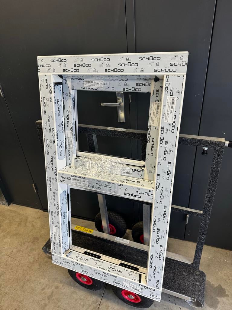 Schüco kozijn inclusief glas - Nieuw, Doe-het-zelf en Verbouw, Glas en Ramen, Ophalen, Gevelraam of Ruit, Minder dan 80 cm, 80 tot 120 cm