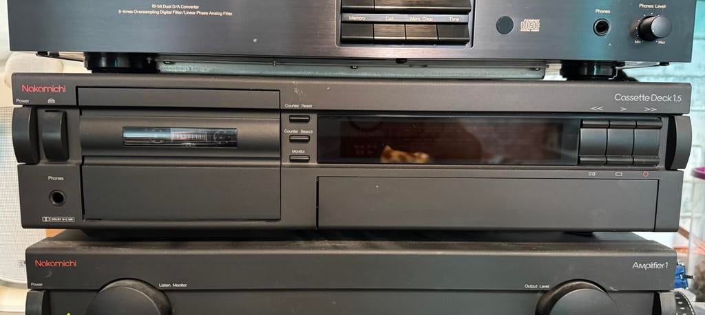 Nakamichi CassetteDeck 1.5 100% gereviseerd., Ophalen, Enkel, Overige merken, Tiptoetsen