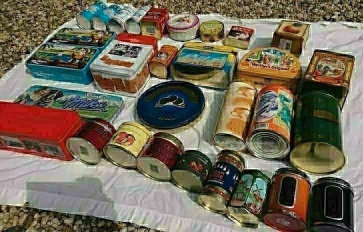 Partij blikken, Ophalen of Verzenden, Zo goed als nieuw, Overige, Overige merken