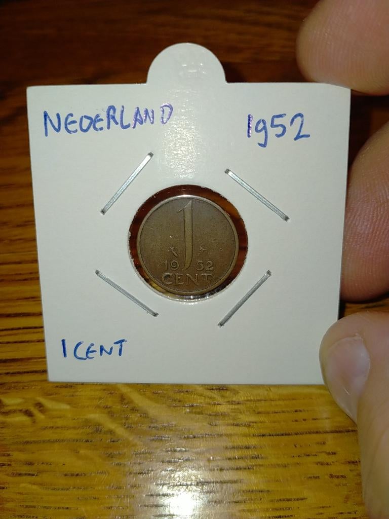 NL 1 Cent 1952 Juliana, Postzegels en Munten, Munten | Nederland, Verzenden, Koningin Juliana, 1 cent, Losse munt