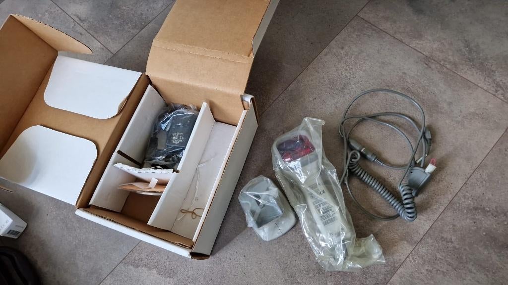 Metrologic MS6720 Orbit Barcode Scanner – Compleet in Doos, Computers en Software, Scanners, Ophalen of Verzenden, Zo goed als nieuw