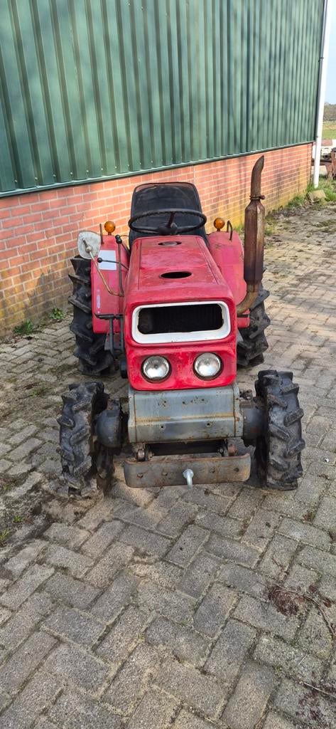 Shibaura 14 pk minitractor 4x4, Gebruikt, Tot 2500, Tot 80 Pk, Ophalen