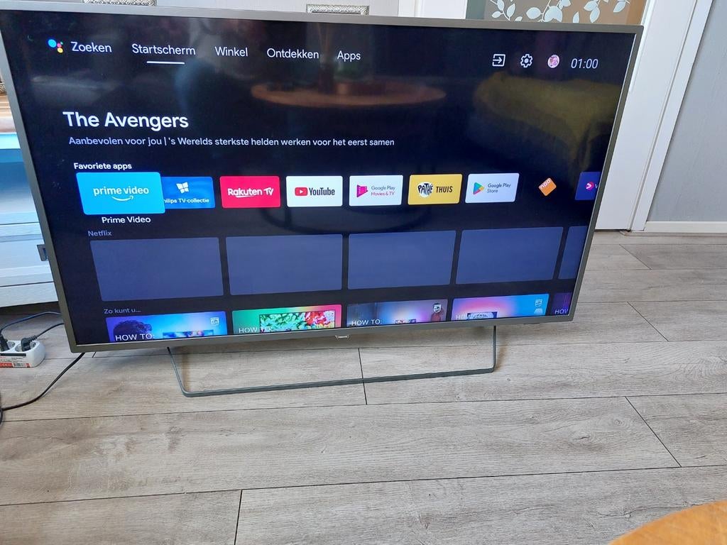 Philips smart tv ambilight 50 inch 130 cm beeld 4k, Ophalen, Philips, 50 Hz, Zo goed als nieuw