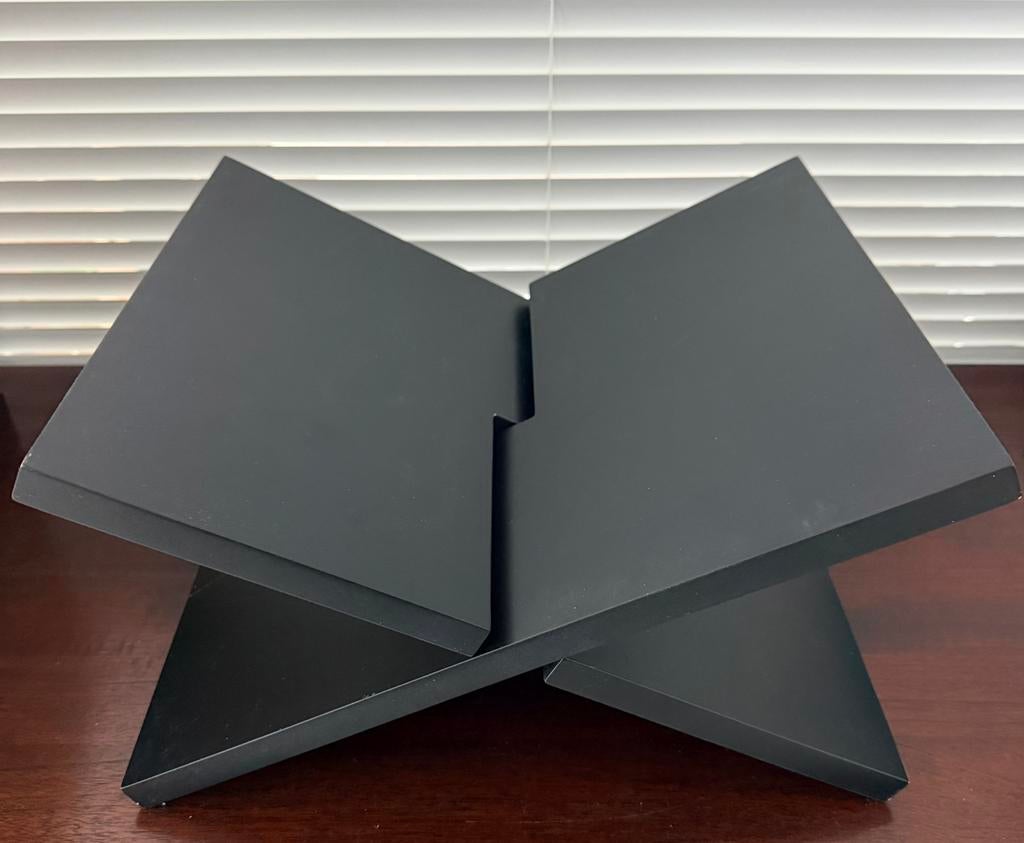 Terra Boekenstandaard - zwart, Huis en Inrichting, Woonaccessoires | Wandplanken en Boekenplanken, Ophalen of Verzenden, Zo goed als nieuw