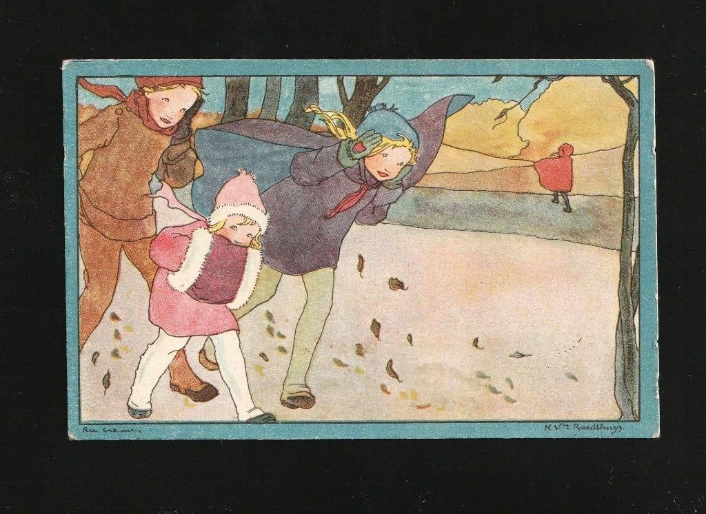 Rie Cramer serie Tilanus Vriezenveen in de storm, Verzenden, 1920 tot 1940, Ongelopen, Sterren en Beroemdheden