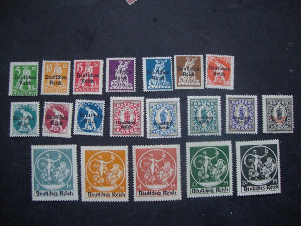 Duitse Rijk serie 119-138 Postfris., Ophalen of Verzenden, Overige periodes, Postfris