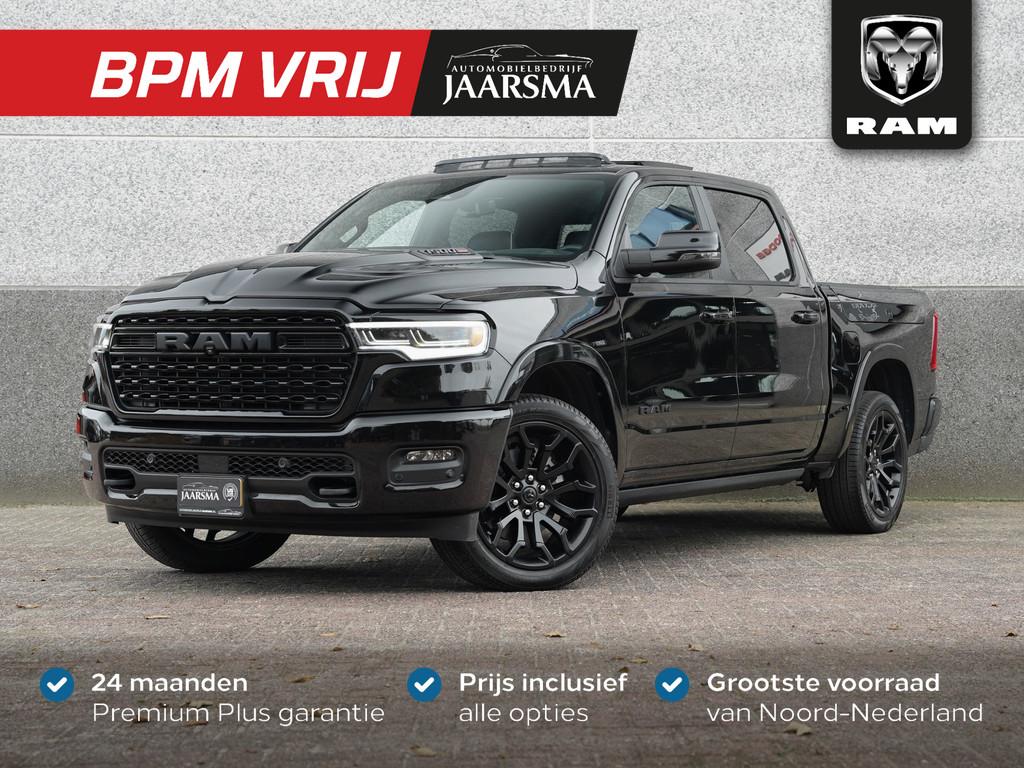 Dodge Ram 1500 3.0L SST H.O. 549PK Limited Night CrewCab 4x4, Automaat, Zwart, 2993 cc, Zwart
