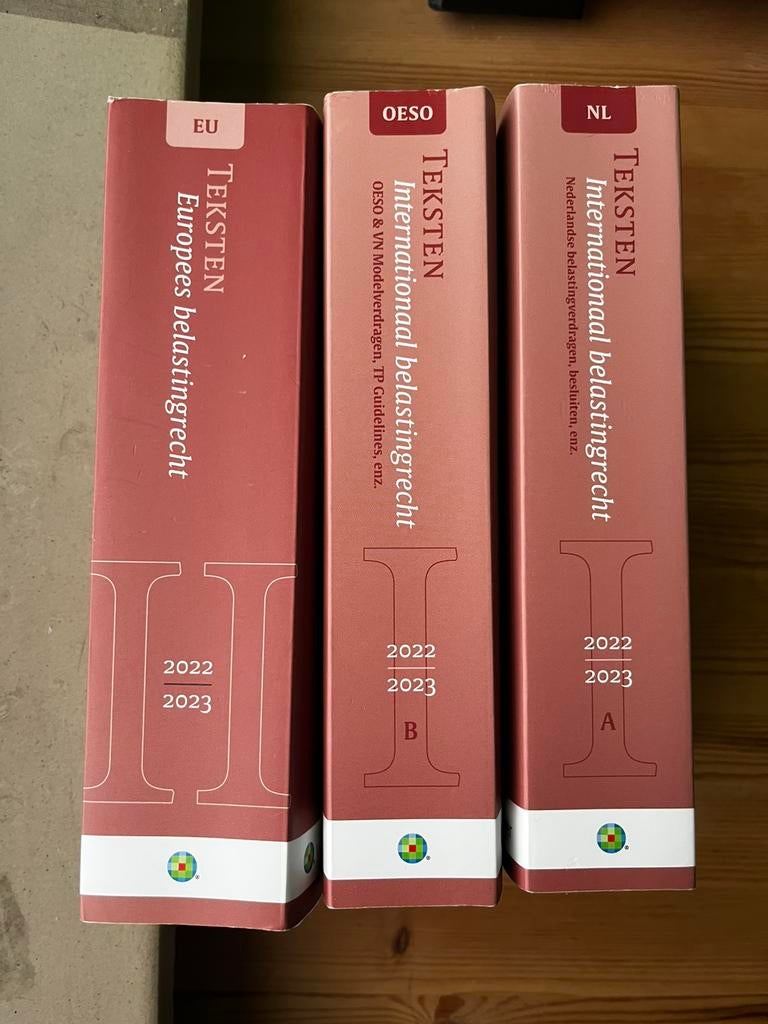 Teksten Internationaal- en Europees belastingrecht 2022/2023, Ophalen of Verzenden, Alpha, Zo goed als nieuw, WO