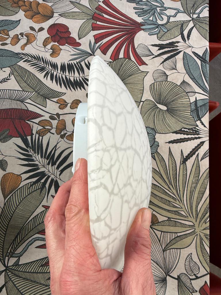 Steinhauer Plafondlamp marmer wolk patroon, Huis en Inrichting, Lampen | Plafondlampen, Ophalen, Zo goed als nieuw, Glas, Industrieel Vintage Peil en Putzler Murano