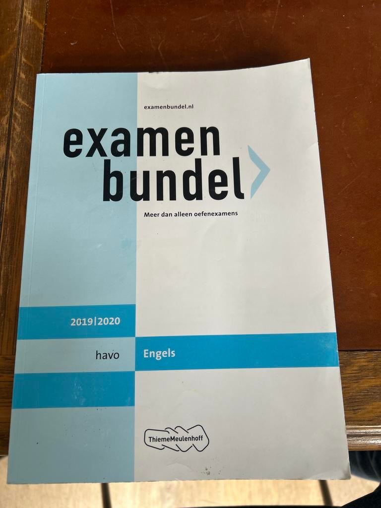 Examenbundel Engels havo 2019/2020, Ophalen of Verzenden, Zo goed als nieuw, Non-fictie