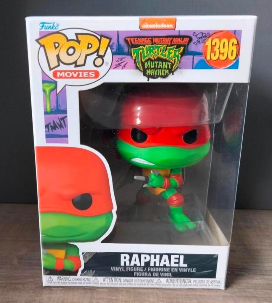 1396 Raphael Teenage Mutant Ninja Turtles Funko Pop, Ophalen of Verzenden, Zo goed als nieuw