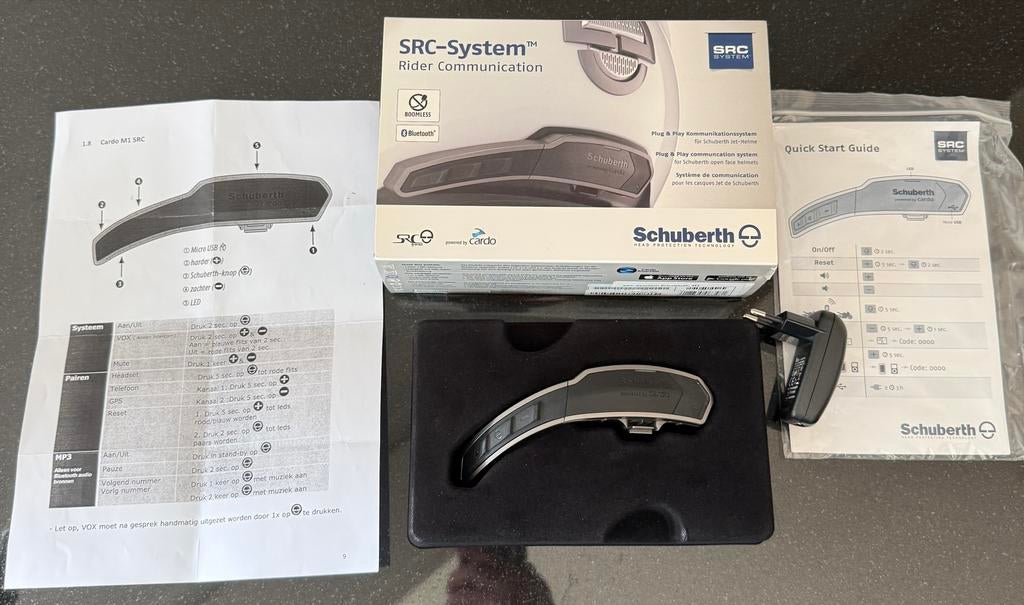 Schuberth SRC-System M1 communicatiesysteem Cardo, Motoren, Accessoires | Overige, Ophalen of Verzenden