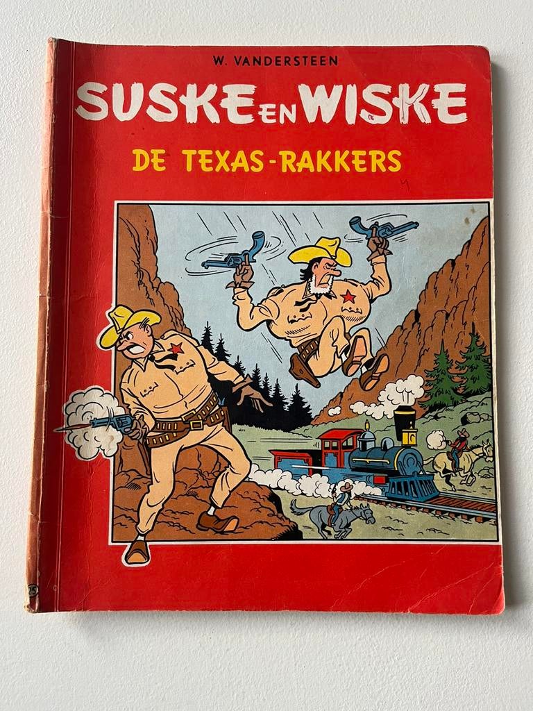 Suske en wiske 25 de texas-rakkers hollandse reeks, Eén stripboek, Ophalen of Verzenden
