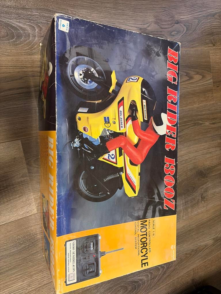 Nikko Big Rider 1300Z RC motor - Nieuw in doos, Ophalen, Nieuw, Overige schalen, Onderdeel