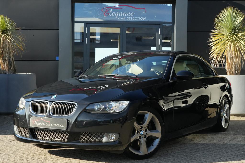 BMW 3 Serie Cabrio 335i High Executive 306pk Navigatie/Stoel, Auto's, Automaat, Lichtsensor, Achterwielaandrijving, Gebruikt