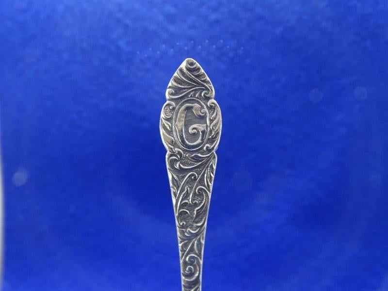 Lepeltje: G Letterlepeltje, Antiek en Kunst, Antiek | Bestek, Verzenden