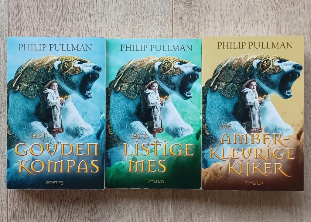 Philip Pullman - Het noorderlicht / gouden kompas Trilogie, Boeken, Kinderboeken | Jeugd | 10 tot 12 jaar, Zo goed als nieuw, Fictie