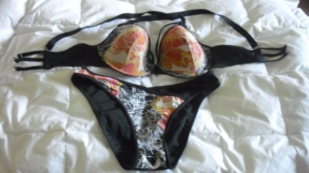 Marlies Dekker Bikini maat 80D, Kleding | Dames, Verzenden, Gedragen, Zwart, Bikini