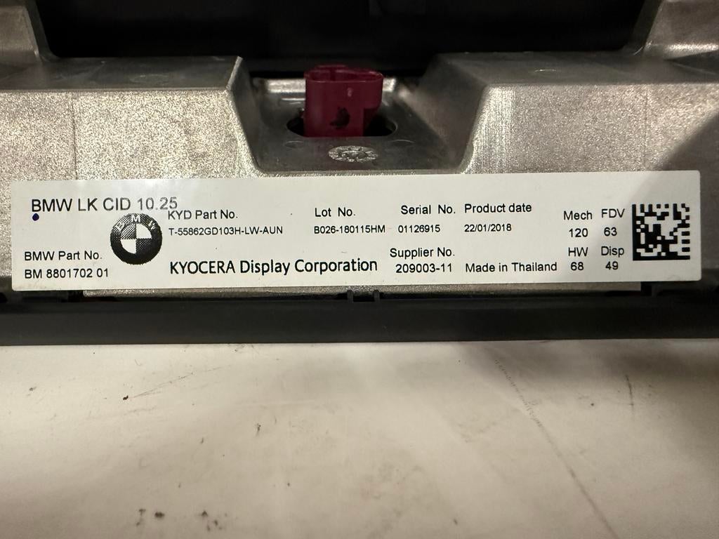 Navigatiesysteem BMW G30 5 serie - Origineel NBT EVO HU, Auto diversen, Ophalen, Gebruikt