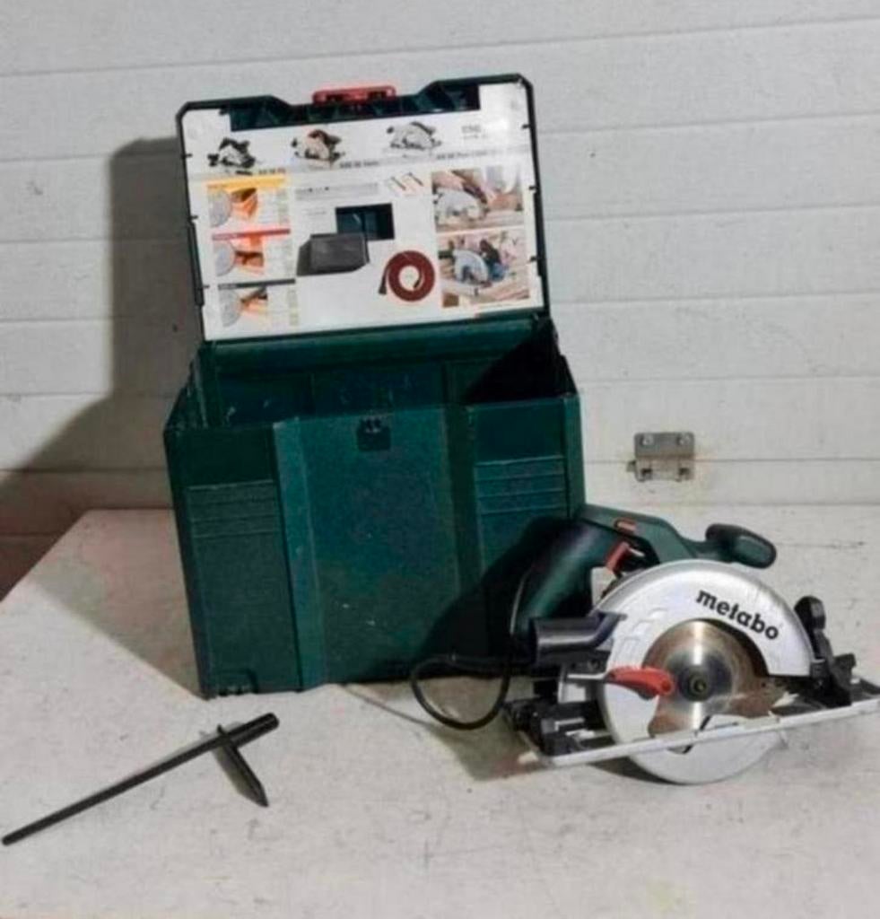 Metabo cirkelzaag 230V in systainer, Haakse handslijpmachine, Ophalen of Verzenden, N.v.t, Minder dan 700 watt