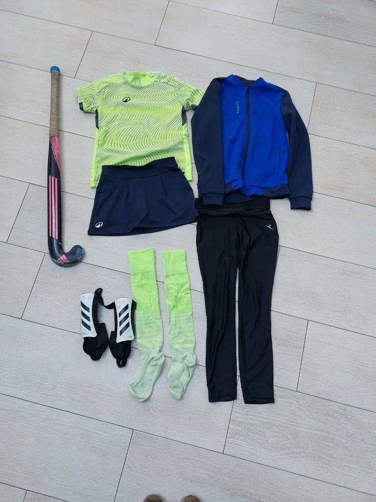 Hockey outfit met 30" inch stick, kleding en bescherming, Ophalen of Verzenden, Gebruikt, Kleding
