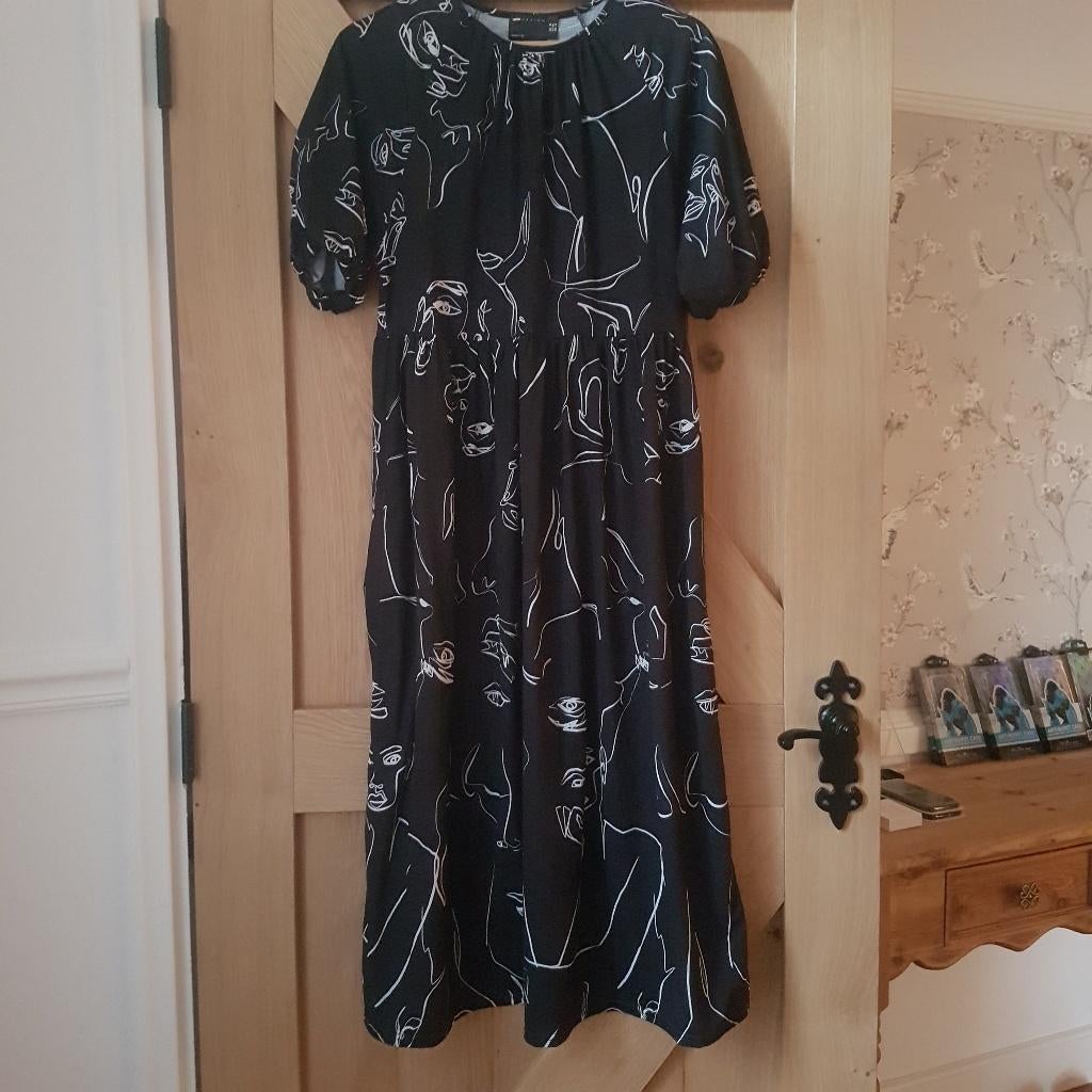 Lange jurk, maat 36, zwart Merk Asos Design, Kleding | Dames, Zwart, Nieuw, Ophalen of Verzenden, Maat 36 (S)