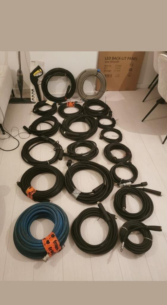 Hogedrukslangen, Ophalen, Elektrisch