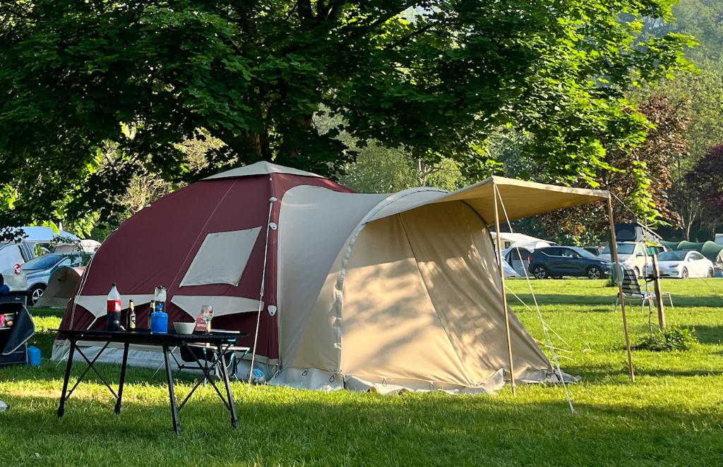 Karsten 325 luifel – basisluifel regenluifel + deuren, Caravans en Kamperen, Tenten, Ophalen, Gebruikt, Tot en met 4