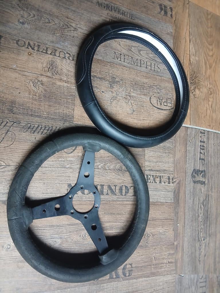 Sportstuur met stuurhoes, Auto diversen, Auto-accessoires, Ophalen of Verzenden, Gebruikt