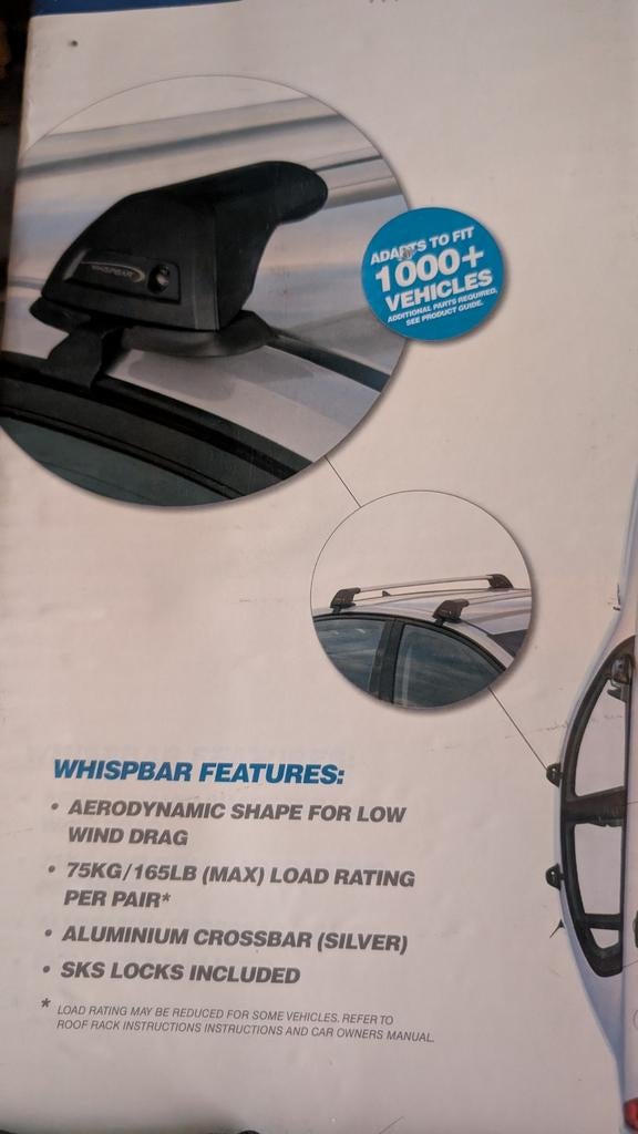 Whispbar Dakdragers Tesla s 12-19, Auto diversen, Dakdragers, Ophalen, Zo goed als nieuw