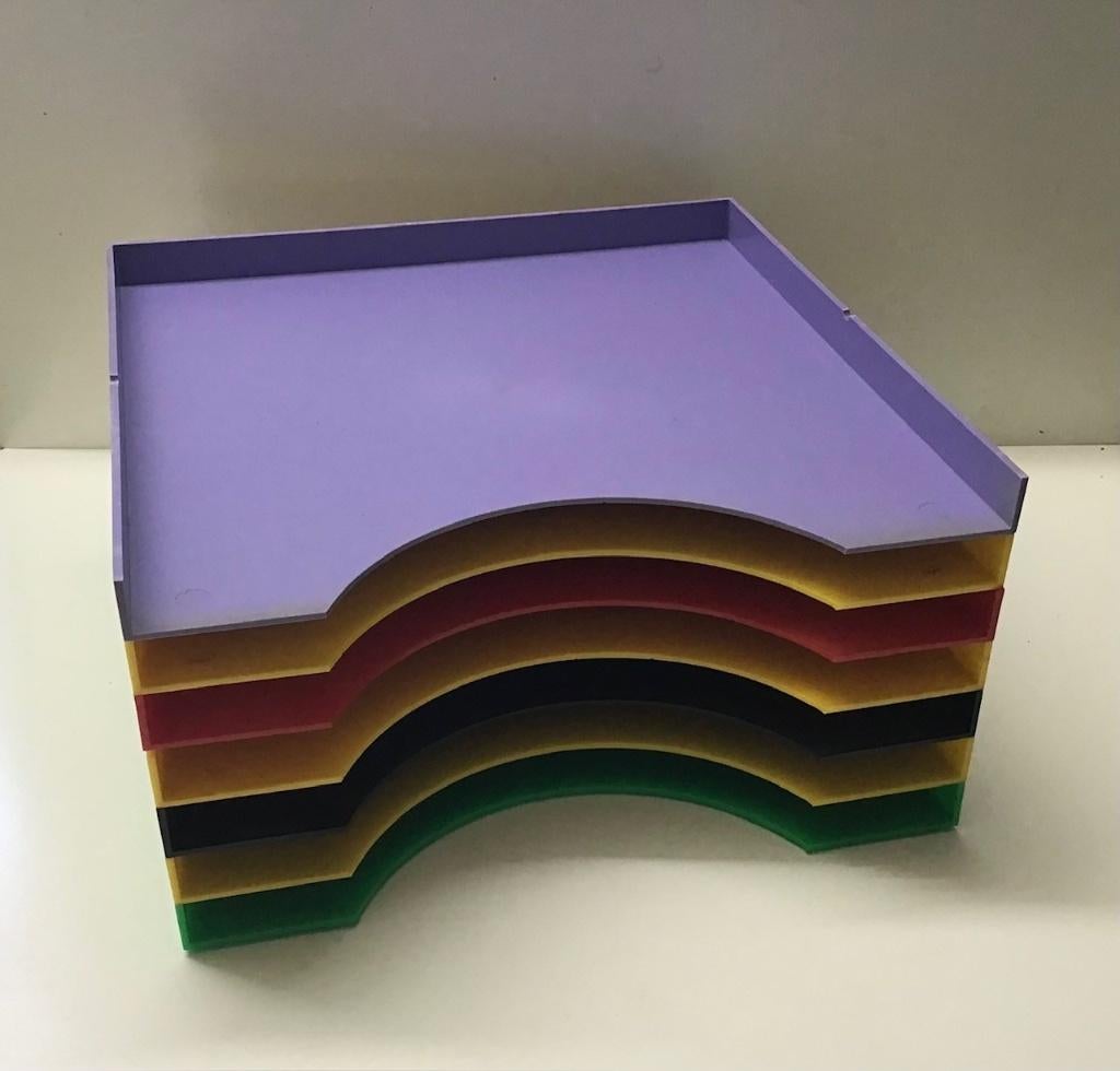 Vintage retro LP platen opberg rekken, Ophalen of Verzenden, Zo goed als nieuw, 12 inch