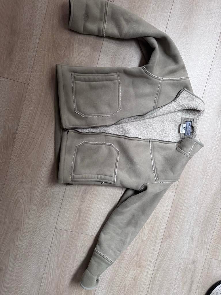 Columbia Fleece Jas Dames - Maat M, Kleding | Dames, Jassen | Winter, Zo goed als nieuw, Maat 38/40 (M), Beige, Ophalen of Verzenden