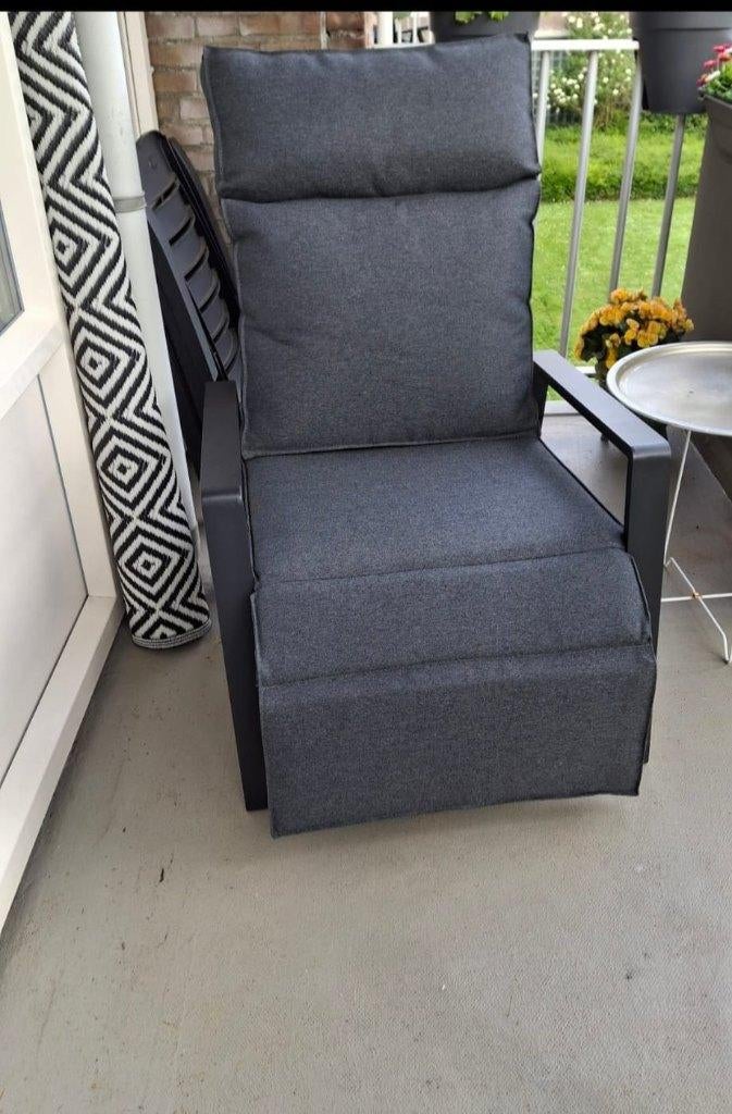 Relax stoel buiten, Ophalen, Zo goed als nieuw, Metaal, Verstelbaar