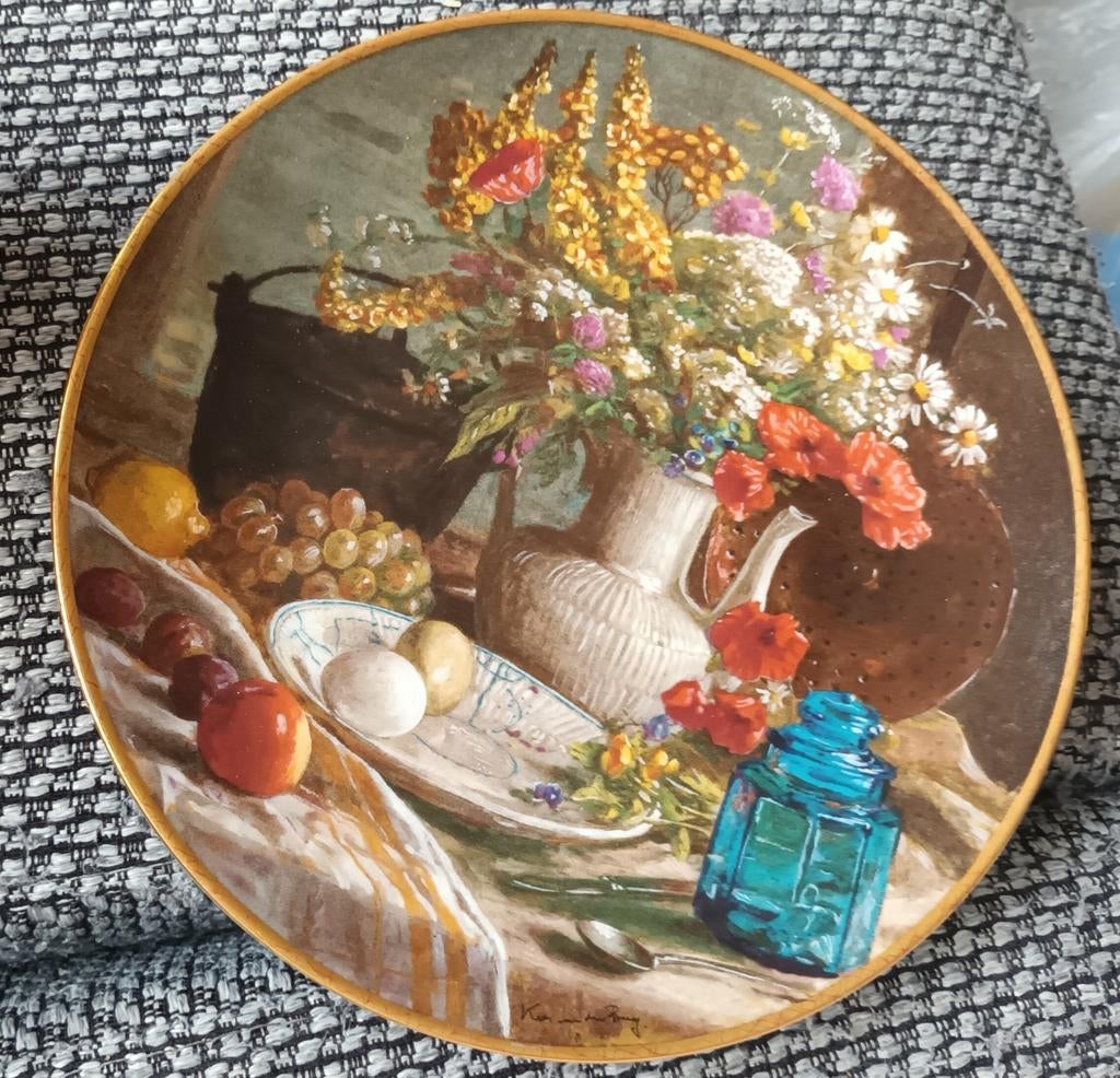 Wandbord "Ochtend Stilleven" van Kees van den Berg, Antiek en Kunst, Ophalen of Verzenden