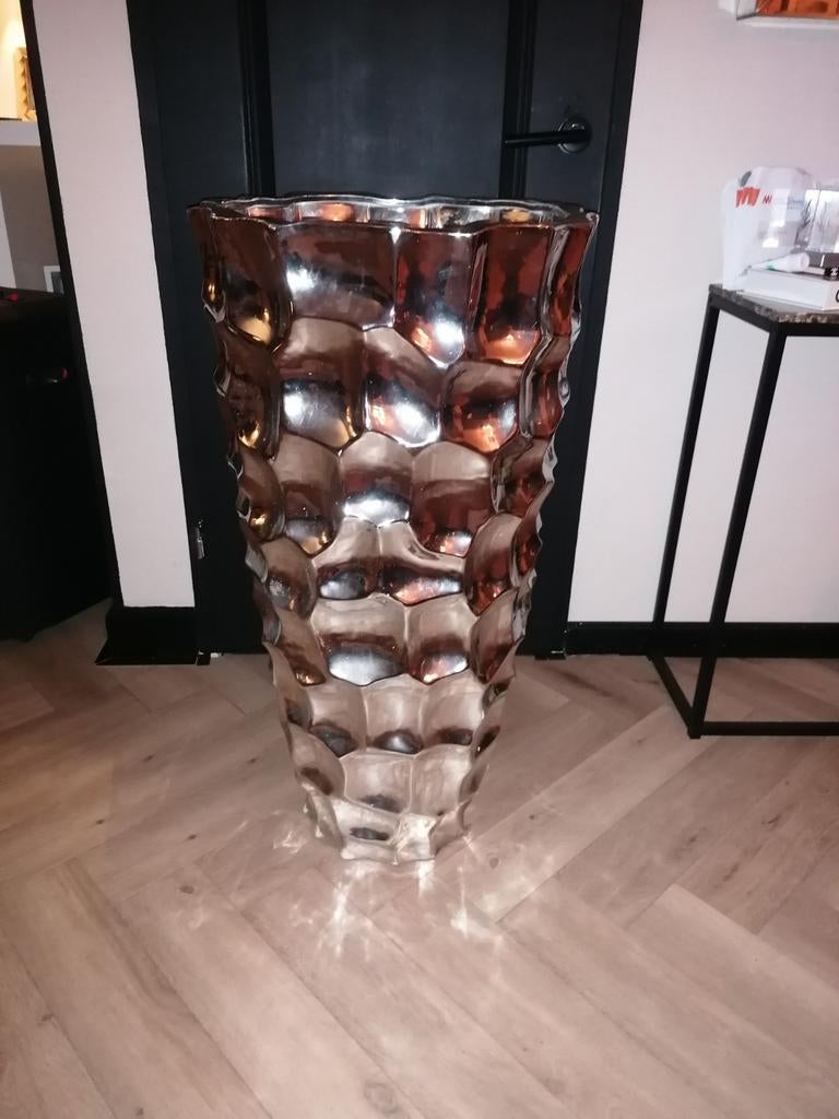 Gave grote Eric kuster style schelpenvaas ptmd, Ophalen, Overige materialen, Overige kleuren, Zo goed als nieuw